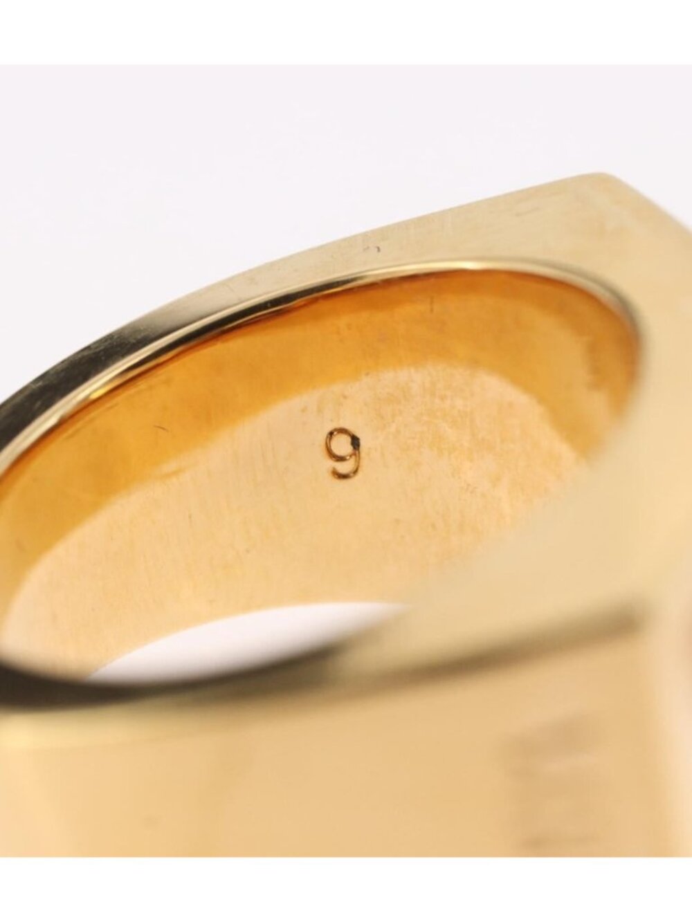 VERSACE Ring Metal Gold Tone - Picture 8 of 10